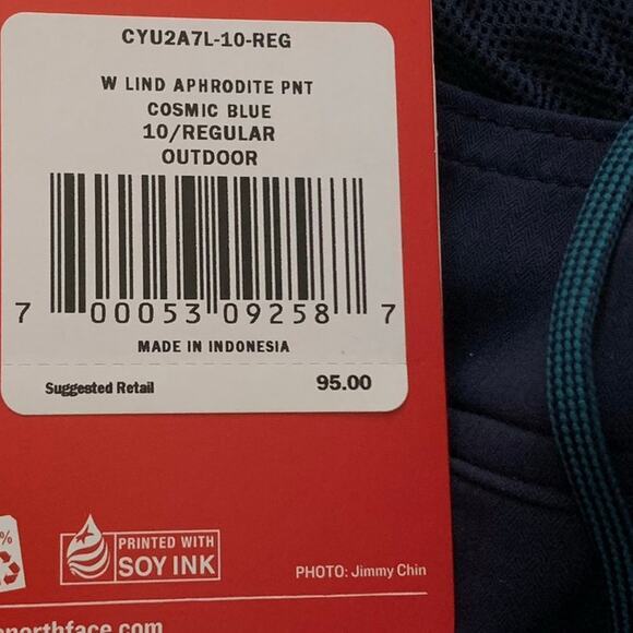 THE NORTH FACE Pant 10 Aphrodite FlashDry Breathable Lightweight Hiking Training - Picture 13 of 16